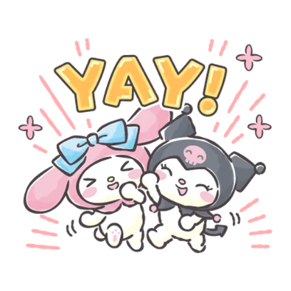 yay! sticker