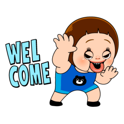 welcome sticker