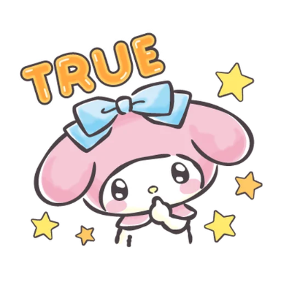 true sticker