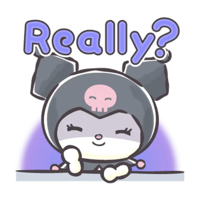 really? sticker