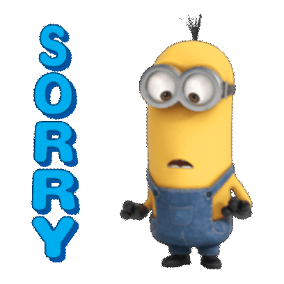 sorry sticker