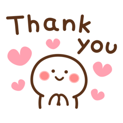 thank you sticker