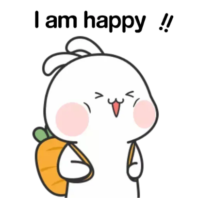 i am happy sticker