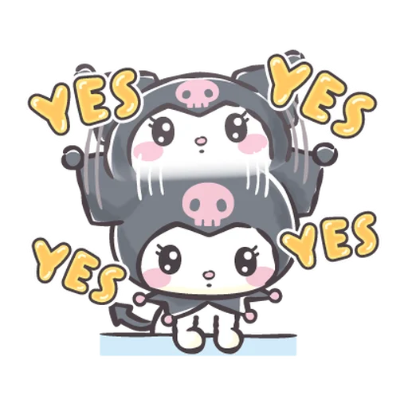 yes yes yes sticker