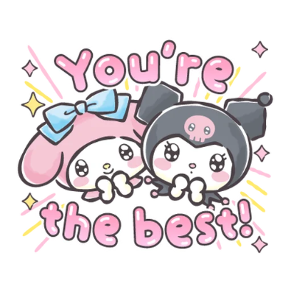 you re the best! sticker