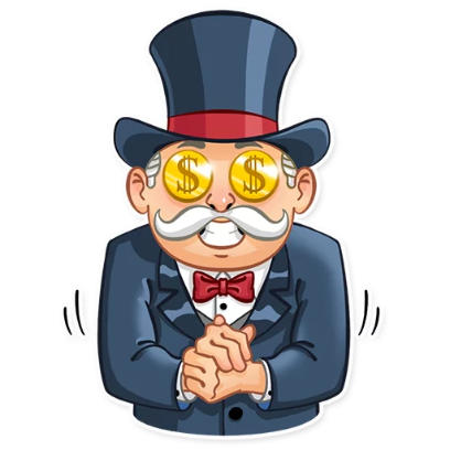 all could see is money sticker