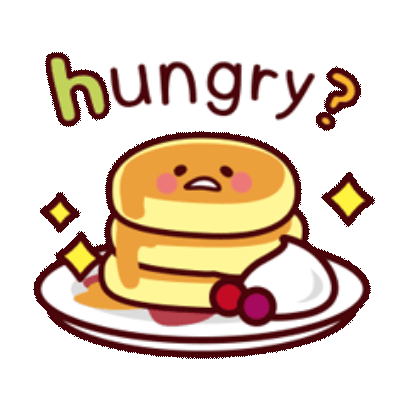 hungry sticker
