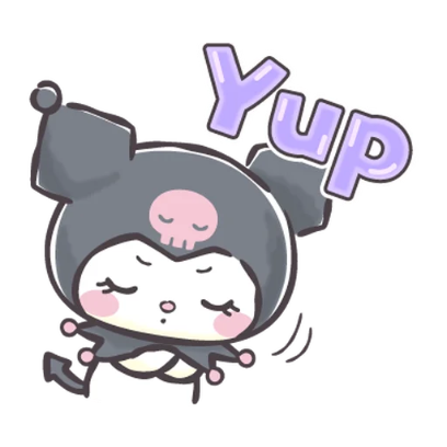 yup sticker