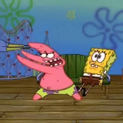 spongebob random 7 sticker