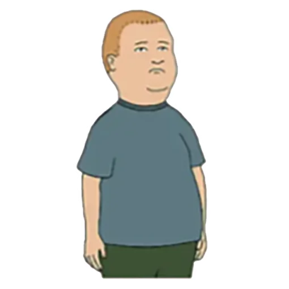 Bobby Hill Essential sticker