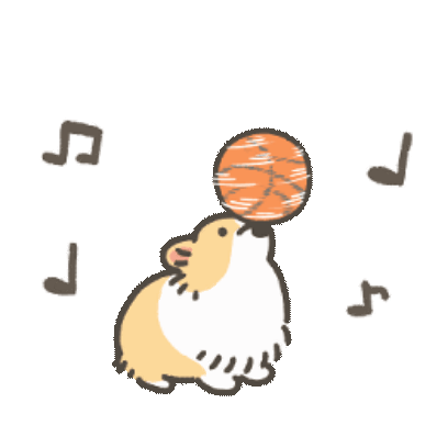 basketball corgi 2 sticker