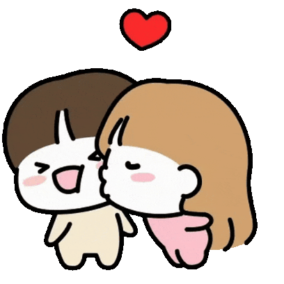 kiss you sticker