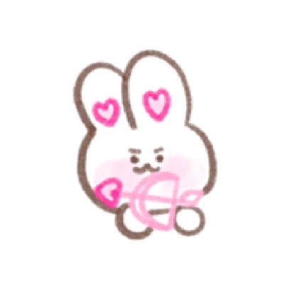 BUNNY IN-LOVE 27 sticker