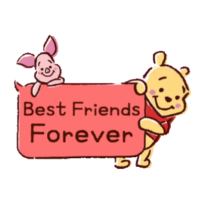 best friends sticker