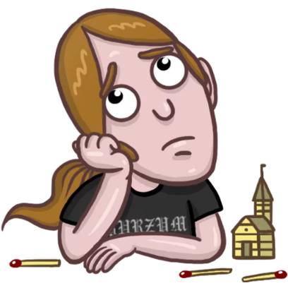 thinking sticker