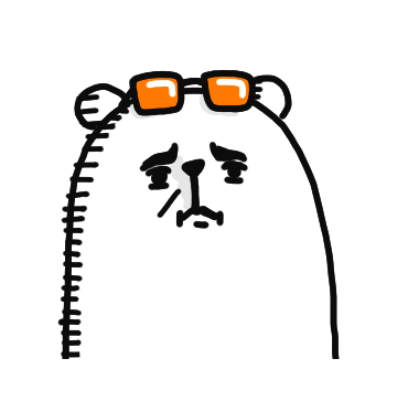 脸都晒红了 sticker