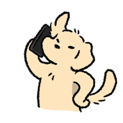 Let's go! The Arctic Express Dog is departing! 22 sticker