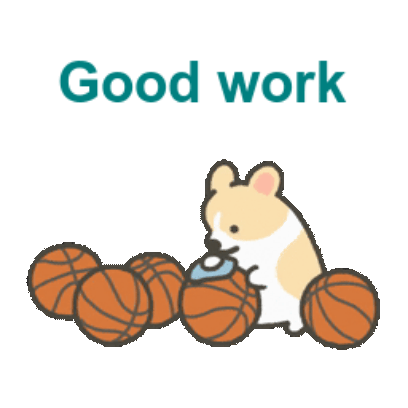 good work sticker