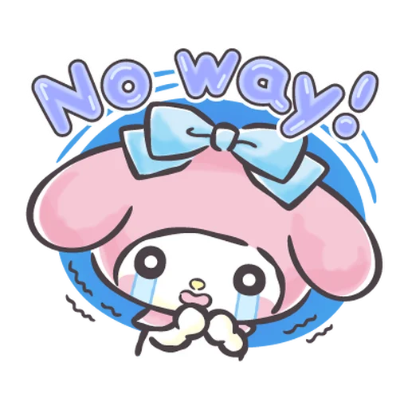no way sticker