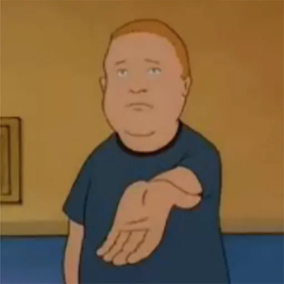 Bobby Hill Essential sticker