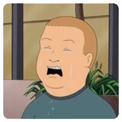 Bobby Hill Essential sticker