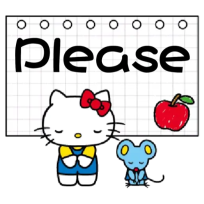 please sticker