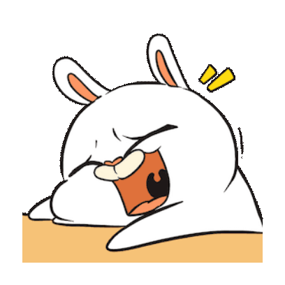 yawn sticker