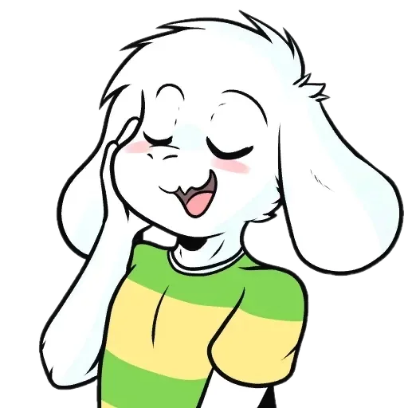 ASRIEL DREEMURR UNDERTALE 11 sticker