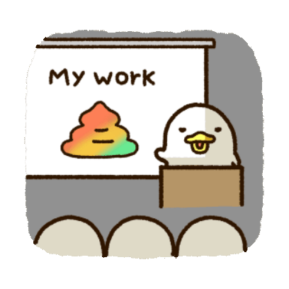 my work sticker