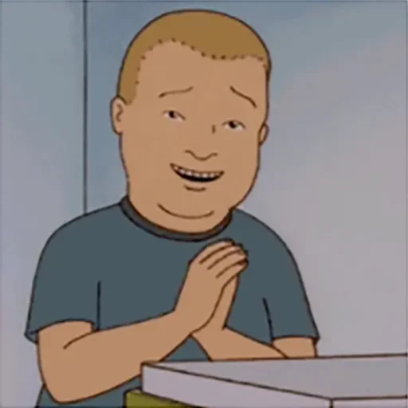 Bobby Hill Essential sticker