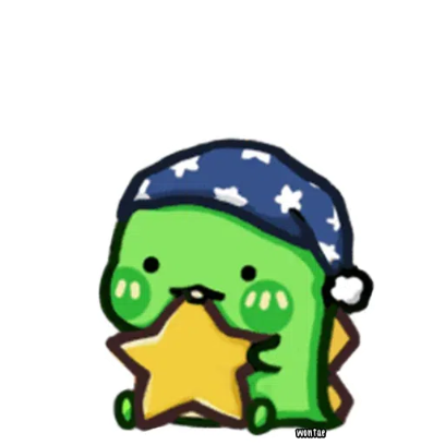 good night sticker