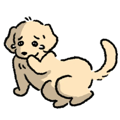 Let's go! The Arctic Express Dog is departing! 27 sticker