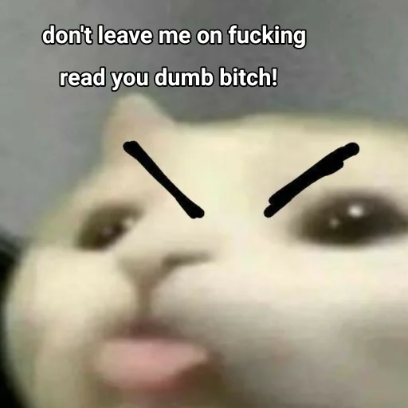 don't leave me sticker