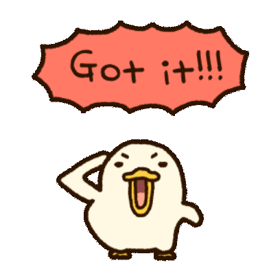 got it!!! sticker