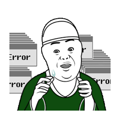 error sticker