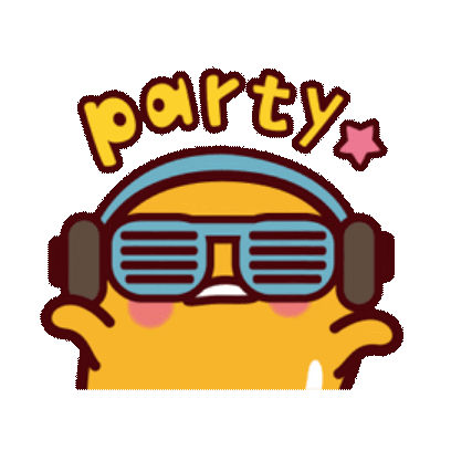 party time sticker