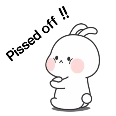 pissed off sticker
