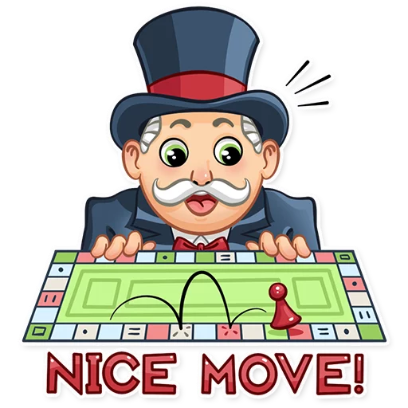 nice move! sticker