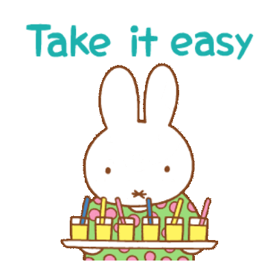 take it easy sticker