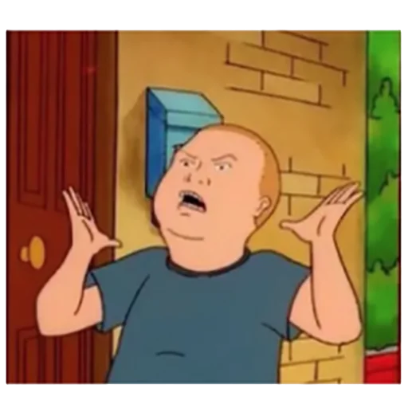 Bobby Hill Essential sticker