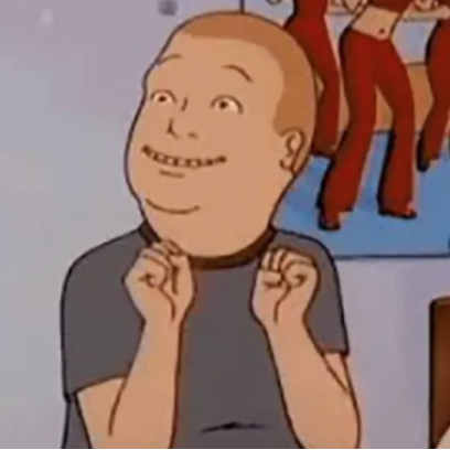 Bobby Hill Essential sticker