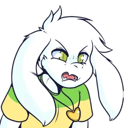 ASRIEL DREEMURR UNDERTALE 5 sticker