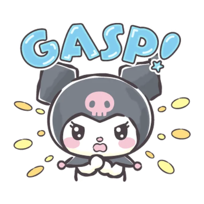 gasp sticker