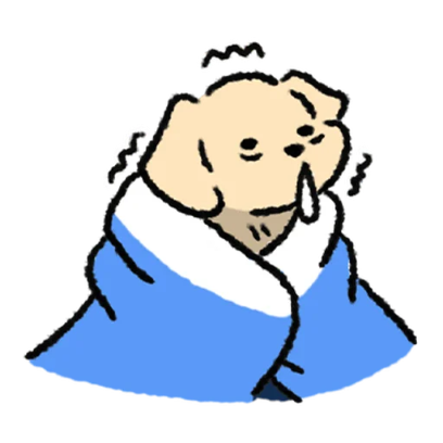 Let's go! The Arctic Express Dog is departing! 29 sticker