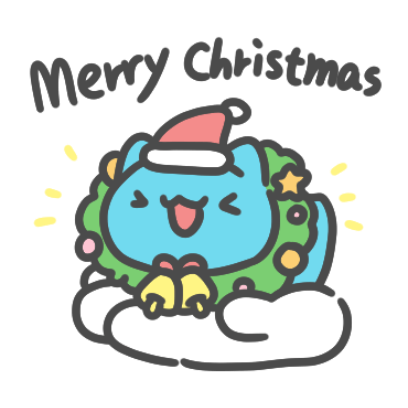 merry christmas sticker