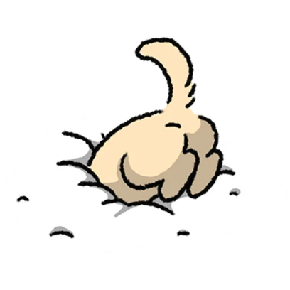 Let's go! The Arctic Express Dog is departing! 10 sticker