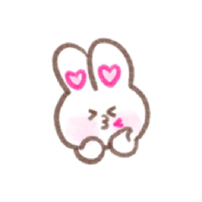 BUNNY IN-LOVE 26 sticker