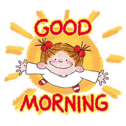 good morning sticker