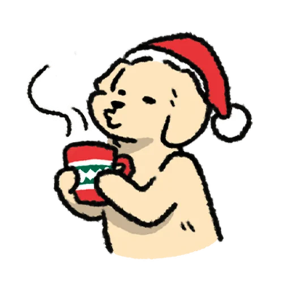 Let's go! The Arctic Express Dog is departing! 2 sticker