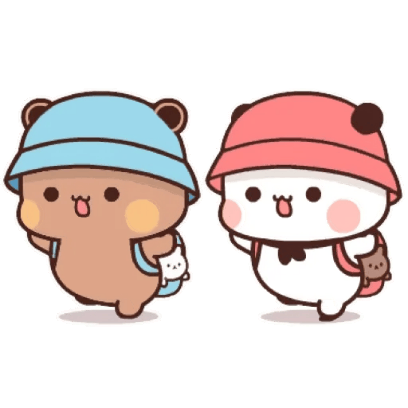 并排走 sticker